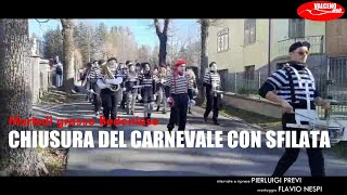 MARTEDI GRASSO BEDONIESE Chiusure del carnevale con sfilata [upl. by Enomyar]