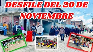 DESFILE DEL 20 DE NOVIEMBRE URAPICHO [upl. by Kcirdaed]