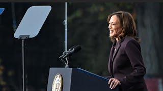 La viceprésidente Kamala Harris lors de son discours mercredi a déclaré… [upl. by Aniala]