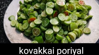 kovakkai poriyal kovakkai fry  Tindoraivy gourd fry [upl. by Martreb]