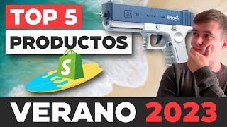 Top 5 Productos Para Vender En Verano 2023  Shopify Dropshipping [upl. by Rask]