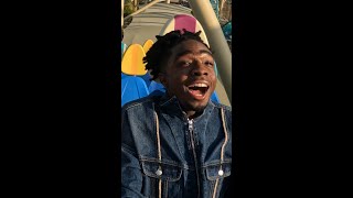 Caleb McLaughlin Passes Out during his Roller Coaster Interview StrangerThings [upl. by Eikcir]