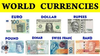 Currency From Different Countries  Currency of all countries  World Currencies and their Countries [upl. by Ahsekim]