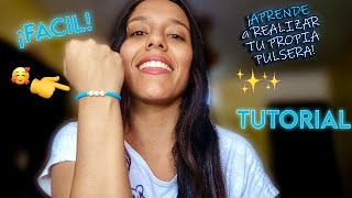 DIY CREA TU PROPIA PULSERA FACIL Y RAPIDO [upl. by Kcirej]