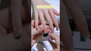 Aesthetic Nail design with me youtubeshorts nails [upl. by Nahttam185]