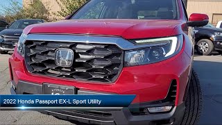 2022 Honda Passport EXL Sport Utility Hanford Visalia Porterville Lemoore Tulare [upl. by Jowett]