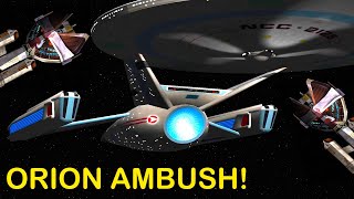 USS Babylon ORION AMBUSH Both Ways  Star Trek Starship Battles [upl. by Platto]