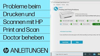 Probleme beim Drucken und Scannen mit HP Print and Scan Doctor beheben  HP Drucker  HP Support [upl. by Chapen]