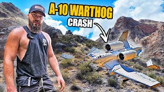 We Found a Crashed A10 Warthog DEEP in the Desert [upl. by Vin]