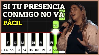 SI TU PRESENCIA CONMIGO NO VA Piano Tutorial Oasis Ministry  Cómo Tocar Piano en Adoración Fácil [upl. by Holle940]