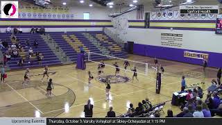 JVR amp JV Volleyball BoydenHull at Central Lyon [upl. by Akinom555]