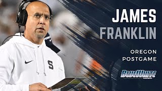 Penn State head coach James Franklin recaps Big Ten Championship game against Oregon [upl. by Edelman]