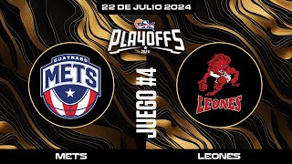 Mets de Guaynabo vs Leones de Ponce  Juego 4  BSN2024 [upl. by Einnhoj237]