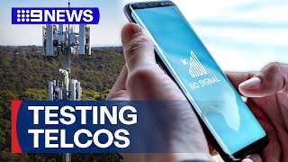 Major audit of mobile black spots to start this month  9 News Australia [upl. by Caron]