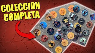 NUEVOS TAZOS DE SPIDERMAN  ¿COMO SE VE LA COLECCIÓN [upl. by Ahsenrac]