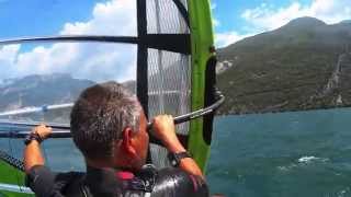 Lake Garda Torbole Windsurfing [upl. by Annoyk]