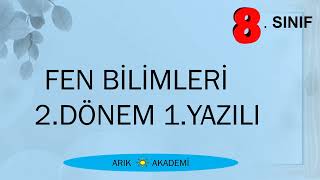 8SINIF FEN BÄ°LÄ°MLERÄ° 2DÃ–NEM 1YAZILI AÃ‡IK UÃ‡LU SORULAR VE Ã‡Ã–ZÃœMLER [upl. by Amsa284]