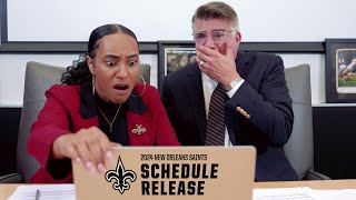 2024 New Orleans Saints Schedule Release Video [upl. by Aener]