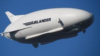 Worlds Largest Aircraft Airlander 10 Test Flight Practice Landing [upl. by Belayneh]