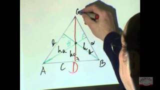 669  Besondere Linien und Punkte im Dreieck Teil 1 von 2 [upl. by Yekcim]
