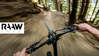 Adrenaline Rush GoPro POV on Champerys Insane World Cup Downhill Track  RAAW Laps [upl. by Irb]