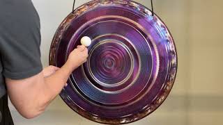 26quot Grotta Sonora Deep Gong  Purple Silver Stargate  The Gong Shop [upl. by Cyn]