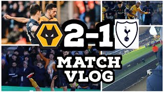 ABSOLUTELY FURIOUS MATCH VLOG Wolves 21 Tottenham I AM FUMING [upl. by Dolli]