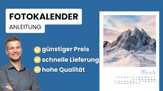 Fotokalender gestalten für 2025  Anleitung amp bester Anbieter [upl. by Channing904]