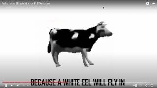 Polish cow English Lyrics Full Version [upl. by Rosetta]