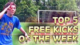 TOP 5 FREE KICKS OF THE WEEK 39  2013 [upl. by Aroz903]