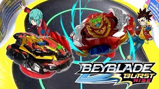 TURBO BLADES VS VENOM BLADE VENOM DEVOLOS VS TURBO ACHILLES BEYBLADE BURST RISE BATTLE [upl. by Ezequiel]