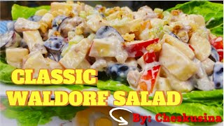 How to Make Classic Waldorf Salad  Quick amp Easy Salad RecipeChesKusina waldorf [upl. by Aivul679]