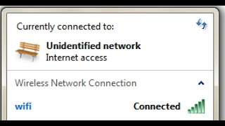 how to fix solve unidentified network problem on windows7810no internet accesslimited access [upl. by Barbabra]