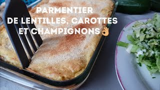 Parmentier de lentilles veganfacile [upl. by Levinson900]