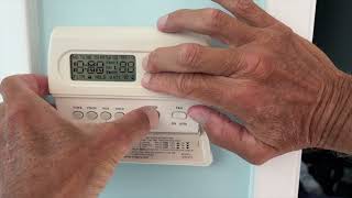 How to Reset White and Rodgers Thermostat [upl. by Disario]