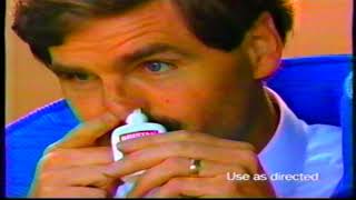 Dristan 12 hour nasal spray  tv commercial  1991 [upl. by Eira]