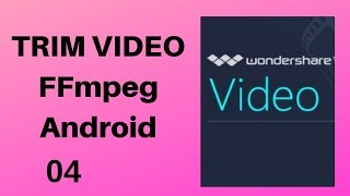 Trim video using FFMpeg Library in Android Studio PART 4 [upl. by Kamp644]