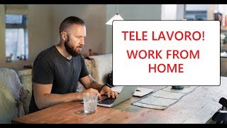 Tele Lavoro  LAVORARE DA CASA e lavori 100 Remote [upl. by Aihseuqal]