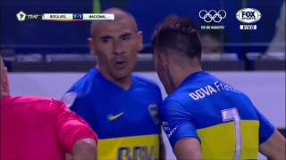 Boca Juniors 1431 Nacional  Cuartos de final Copa Libertadores 2016 [upl. by Anma73]