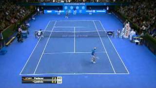 2010 Stockholm Semi Final FedererLjubicic Highlight and Interview [upl. by Mallissa705]