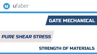 Pure Shear Stress  Strength of Materials  GATE Mechanical [upl. by Sayers]