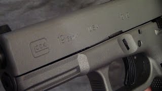 Glock 19 gen 4 tactical grey HD close up BATJAC JW [upl. by Durno]