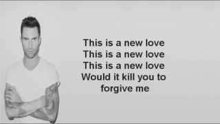 Maroon 5 – New Love  V  Lyrics [upl. by Nalon]