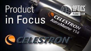 Celestron AstroMaster 114EQ  Product in Focus  OpticsPlanetcom [upl. by Eellah]