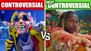 CONTROVERSIAL RAP SONGS VS NON CONTROVERSIAL RAP SONGS [upl. by Rasaec]