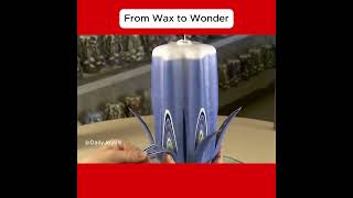 From Wax to Wonder How Artisans Craft Stunning HandCarved Candles [upl. by Huttan479]