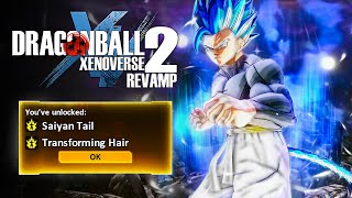 NEW Saiyan Tail amp Transforming Hair CAC Customization In Dragon Ball Xenoverse 2 Revamp Mod [upl. by Nyllaf629]