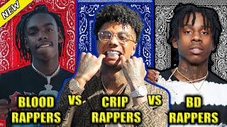 BLOOD RAPPERS VS CRIP RAPPERS VS BLACK DISCIPLE RAPPERS 2020 [upl. by Melvina738]