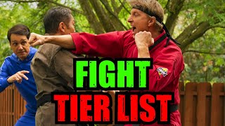 Cobra Kai Fight Tier List [upl. by Aihsema913]