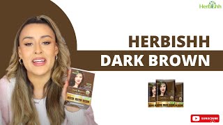 Herbishh Hair Color Shampoo Dark Brown  Herbishh [upl. by Breh386]